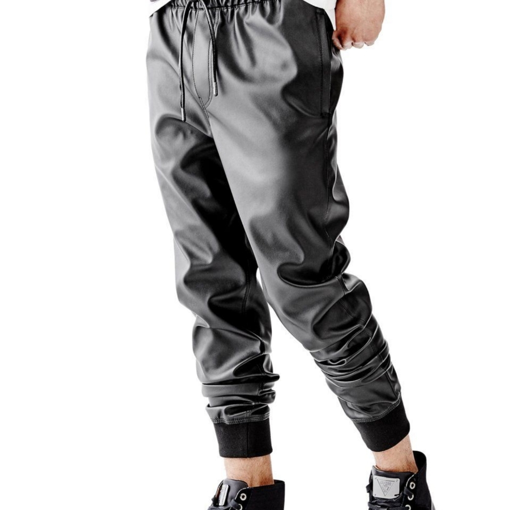 Men's GUESS Shiny Track Pants